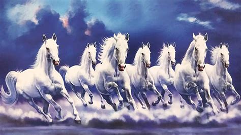 single horse painting vastu|7 Horse Painting Vastu: Vastu significance of a 7 Horse Painting.
